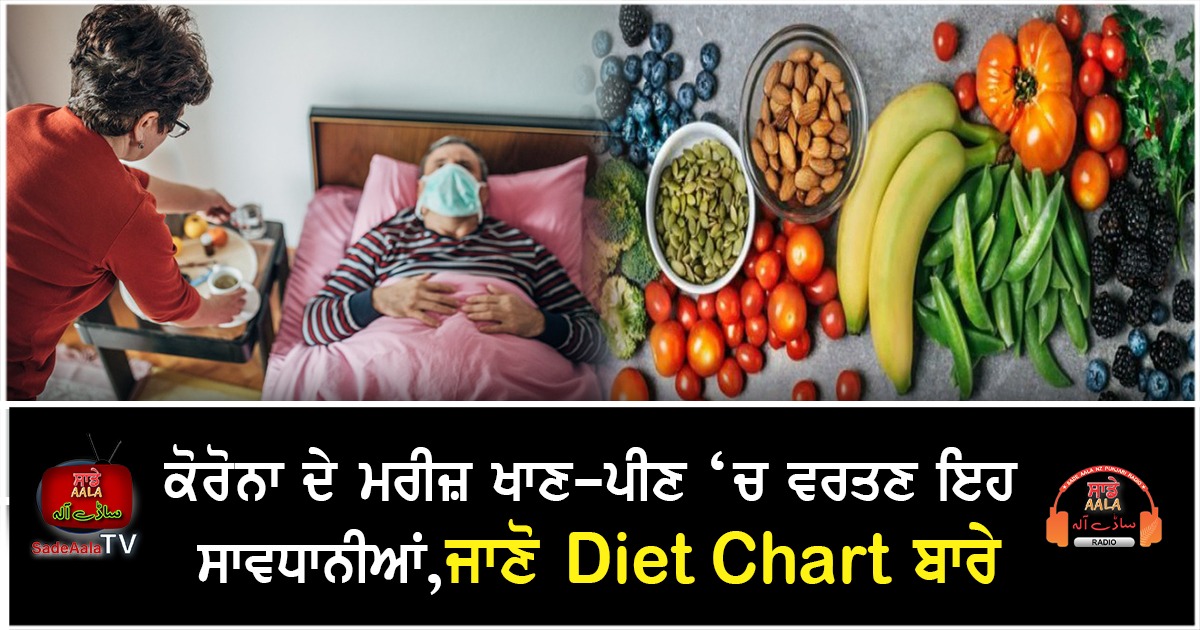 covid 19 patient diet chart