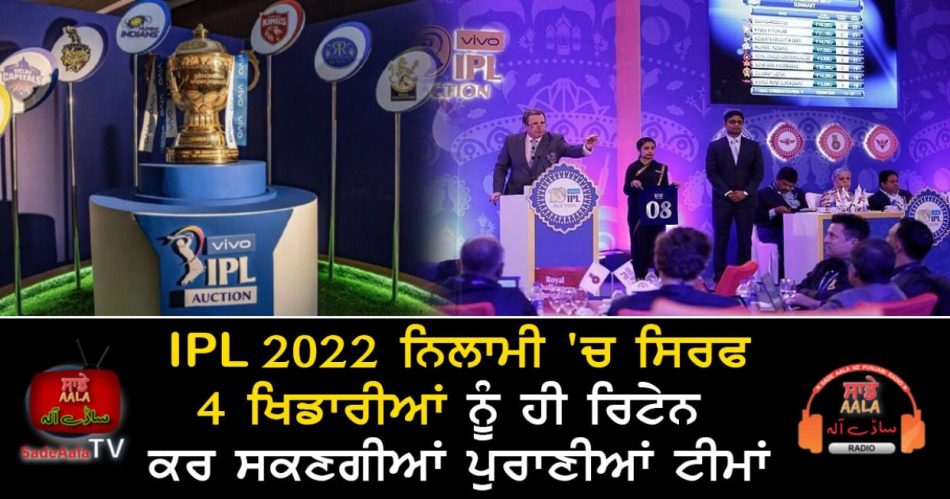 ipl auction 2022 rules