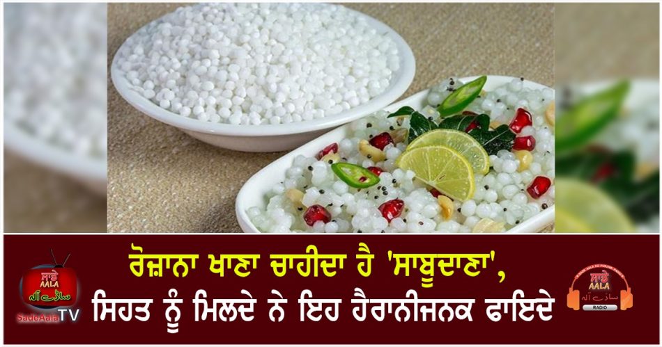 health benefits of sago