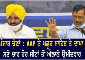 aap announces candidates for four