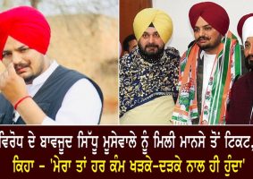 sidhu moosewala gets ticket from mansa