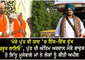 sidhu moosewala mothers appeal