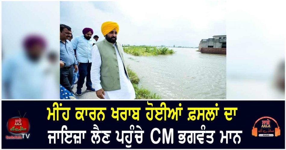 CM Bhagwant Mann visits villages affected