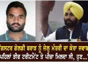 harjot bains reply to gangster goldy brar