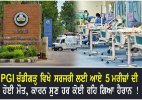 chandigarh pgi hospital 5 patients died