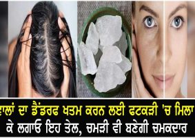 hair benefits of fitkari