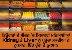 adulterated sweets can harm the body