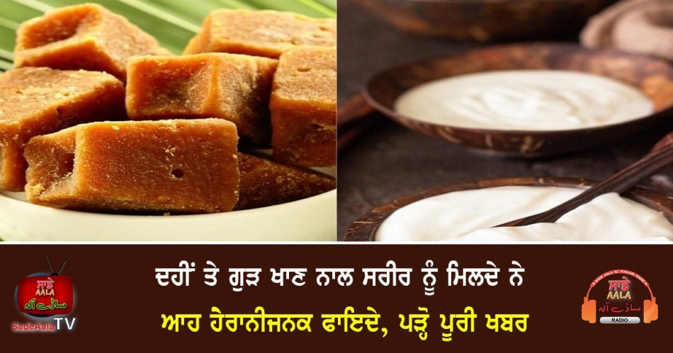 consumption of curd and jaggery