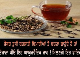 drink healthy ayurvedic tea in