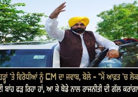 cm mann respond opposition politics