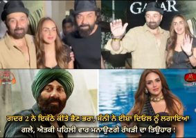 gadar 2 screening sunny deol esha deol