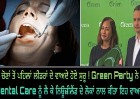 greens promise to make dental care