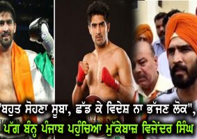 vijender singh statement over punjab