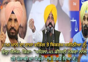 cm mann challenge warring and majithia