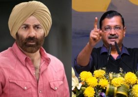 kejriwal attack on sunny deol