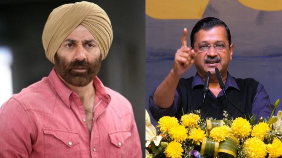 kejriwal attack on sunny deol