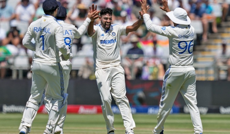 india south africa capetown test 1st day