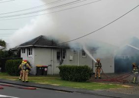 house fire in Auckland's Takapuna