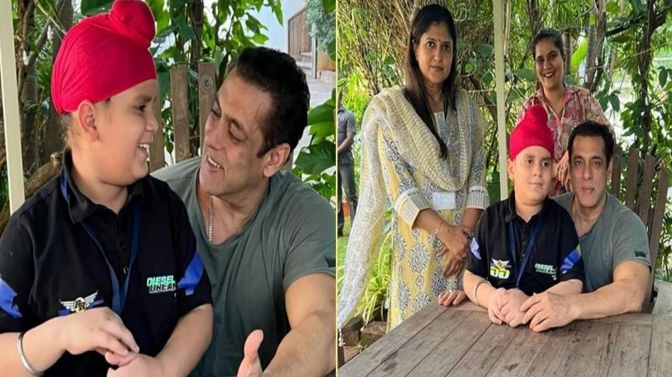 salman khan met a three year old