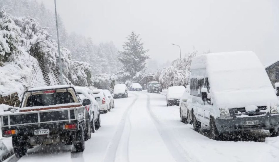 Icy mornings for Christchurch Taupō Queenstown