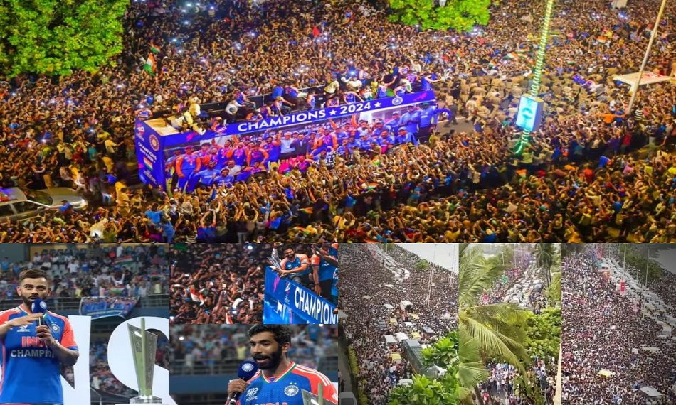 team india victory parade in mumbai