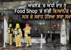 fire guts auckland food shop